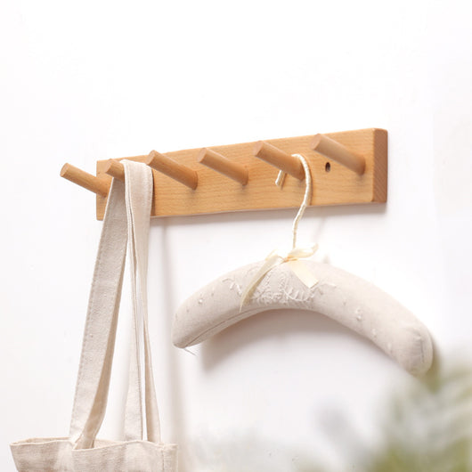 Perchero de Madera Maciza con Ganchos Resistentes - Image 3