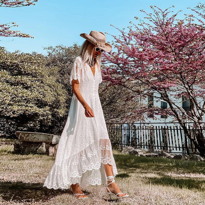Vestido Ajustado Escote V Estilo Europeo para Mujer - Image 4