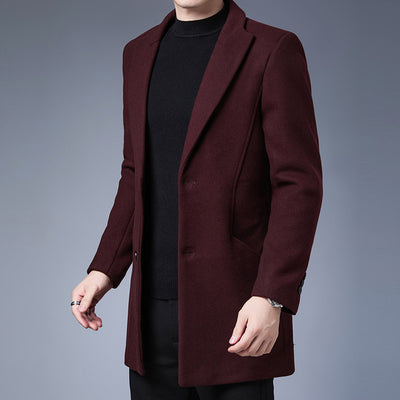 Chaqueta de Lana para Hombre con Solapa Clásica - Image 13