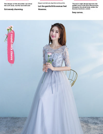 Vestido Largo Azul para Damas de Honor - Elegancia para Bodas y Eventos - Image 9