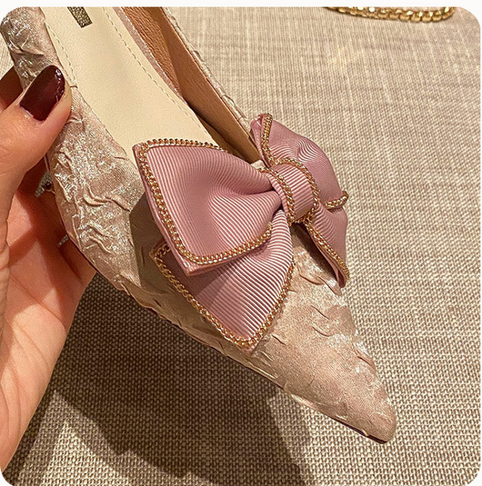Zapatos Elegantes con Moño para Primavera y Otoño - Image 9