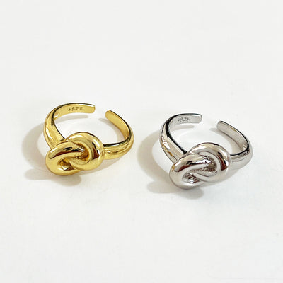 Anillo Geométrico de Plata 925 con Nudo Elegante - Image 8
