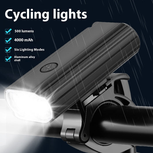 Luz Delantera LED Recargable USB-C para Bicicleta - Aluminio Resistente