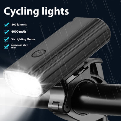 Luz Delantera LED Recargable USB-C para Bicicleta - Aluminio Resistente