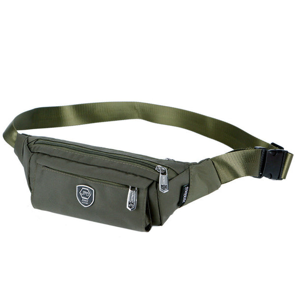 Riñonera Deportiva Nylon para Hombre - Bolsa de Hombro Versátil