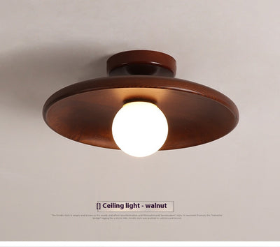 Lámpara de Techo Minimalista en Madera Maciza para Pasillos - Image 19