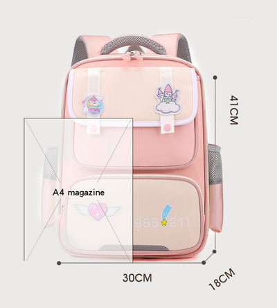 Mochila Escolar Estilo Británico Ligera y Resistente - Image 9