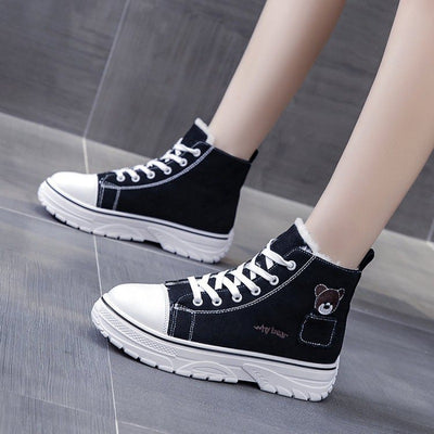 Botas Martin de Moda para Mujer con Tacón Medio y Lona Reforzada - Image 11