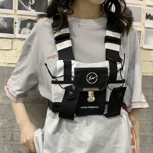 Mochila Compacta Hip-hop Street Style para Hombre