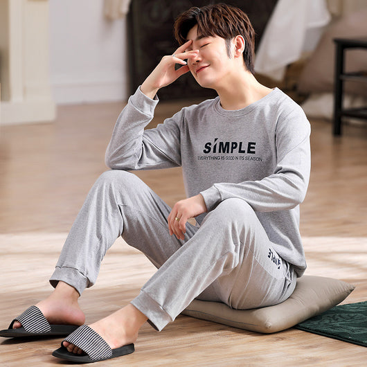 Pijama Casual Talla Grande Hombre Primavera Verano Tela Ligera - Image 7