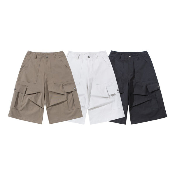 Shorts Holgados Retro Japoneses para Hombre