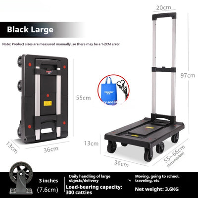 Carrito Portátil Plegable para Equipaje y Compras - Image 11