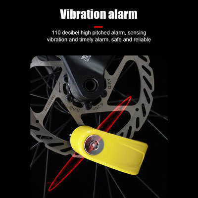 Candado de Disco con Alarma Antirrobo Portátil para Bicicleta y Vehículos Eléctricos - Image 14