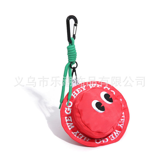 Bolsa Portaauriculares con Diseño de Carita Sonriente - Llavero Compacto - Image 8