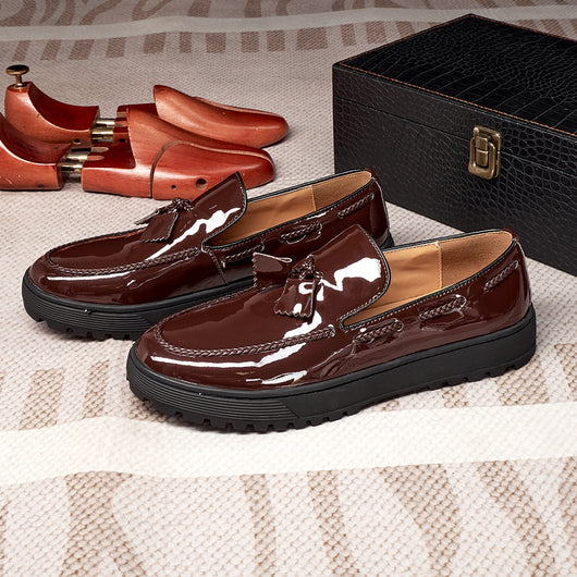 Mocasines Casuales de Cuero para Hombre con Borlas - Cómodos y Elegantes - Image 13
