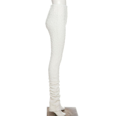 Pantalones Rectos Slim Fit Lisos para Mujer - Comodidad y Estilo - Image 17