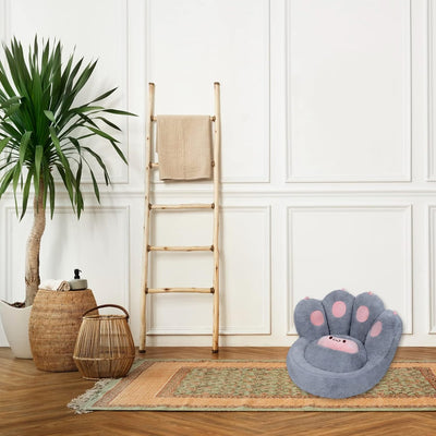 Cojín de Piso con Forma de Pata de Gato - Almohada Extraíble de Felpa para Silla Gamer y Descanso - Image 13