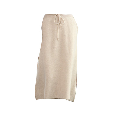 Falda Cashmere Elegante con Detalle Anudado para Mujer - Image 5