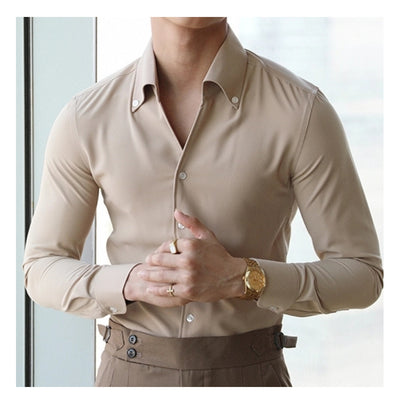 Camisa Italiana de Cuello Clásico para Hombre - Colección Otoño - Image 10