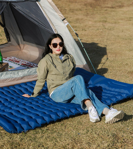 Colchón Inflable Doble de TPU Reforzado para Camping y Tienda de Campaña - Image 5