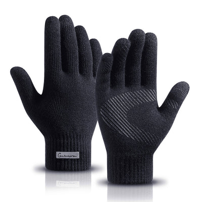 Guantes de Lana Tejida Forrados en Forro Polar Ártico - Image 8