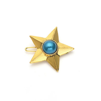 Pasador de Cabello Estrella de Cinco Puntas con Perla Vintage - Image 11