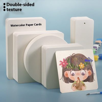 Tarjetas Postales de Papel Acuarela 300g Blanco