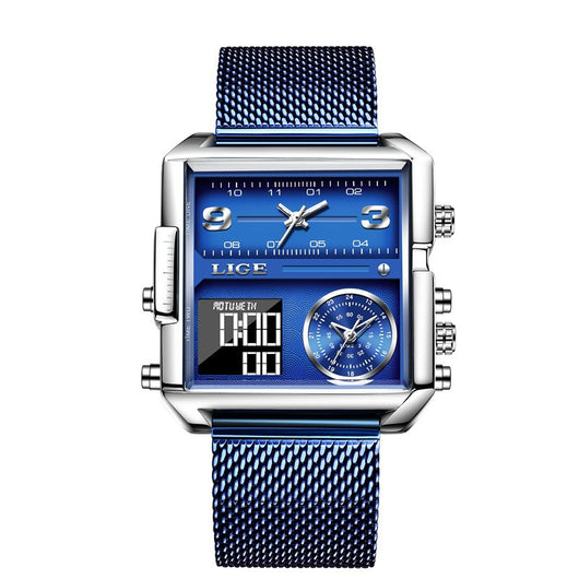 Reloj Deportivo Dual Display Sumergible para Hombre - Image 10