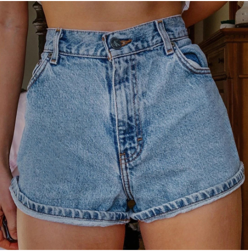 Shorts Denim Cintura Alta para Mujer - Image 4