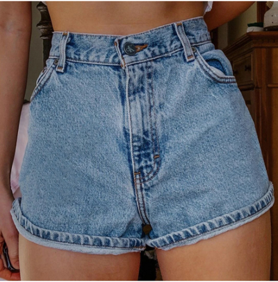 Shorts Denim Cintura Alta para Mujer - Image 4