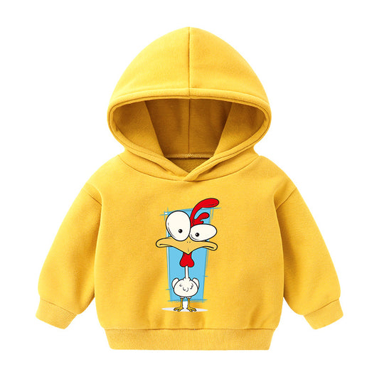 Sudadera Infantil con Capucha Forrada en Polar - Diseño Cartoon para Otoño e Invierno - Image 7