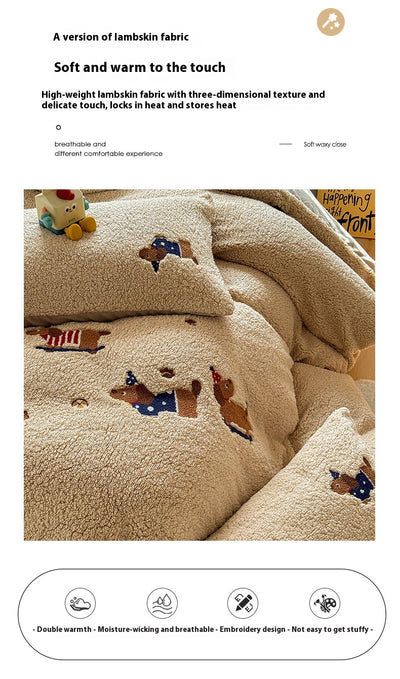 Conjunto Térmico Infantil de Cachemira Extra Grueso con Diseños Divertidos - Image 14