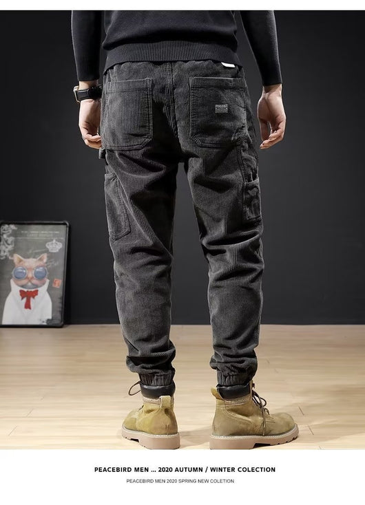 Pantalones de Pana Holgados Talla Grande para Hombre - Image 17