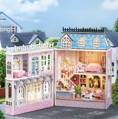 Miniatura de Casa Artesanal de Madera - Colección Adorable para Decorar - Image 12