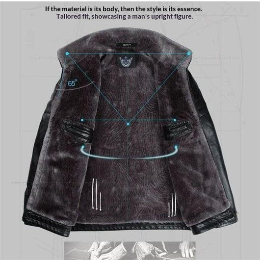 Chaqueta para Hombre con Forro de Piel - Image 11
