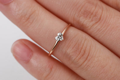 Anillo de Corazón Elegante para Mujer con Circonia y Baño de Oro Real - Image 10