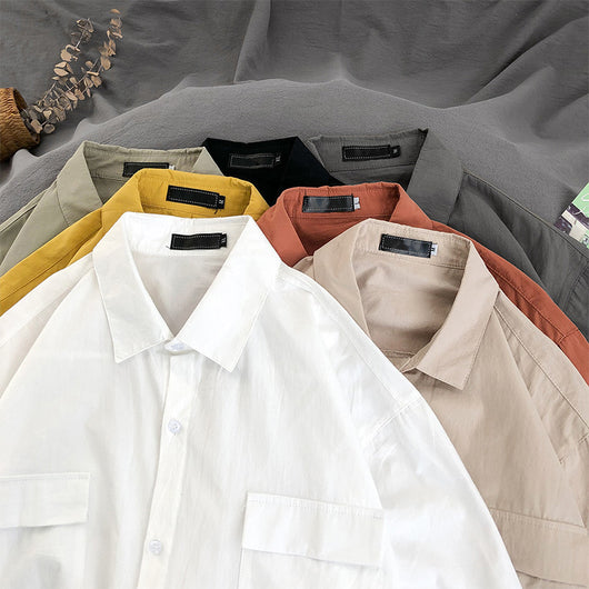 Camisa de Manga Corta con Detalles de Herramientas para Hombre - Image 6