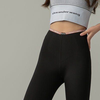 Leggins Yoga Térmicos Sin Marcas con Forro Suave - Negro - Image 2