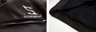 Chaqueta de Algodón Grueso con Cuello de Pie para Hombre - Image 8