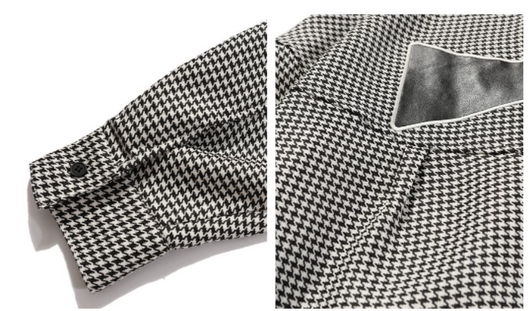 Camisa Cuadros Unisex con Cruz Bordada Manga Larga - Image 15