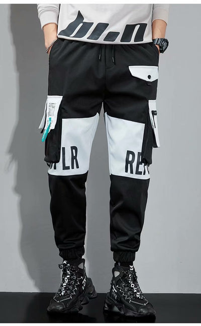 Pantalones Hip Hop Sueltos de Tendencia para Hombre - Primavera - Image 15