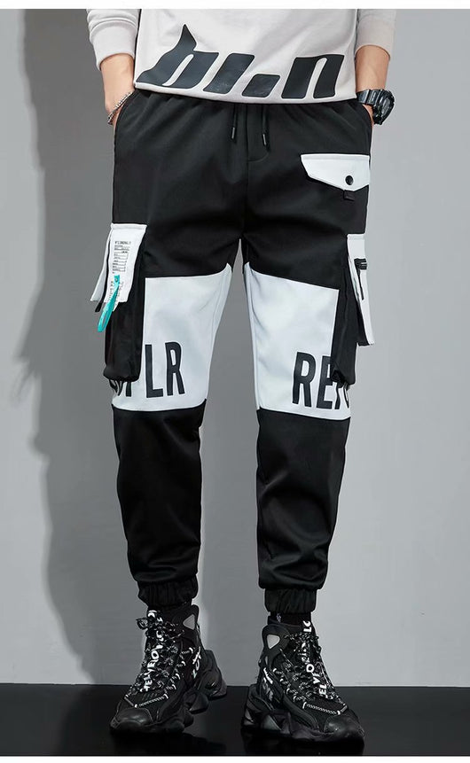 Pantalones Hip Hop Sueltos de Tendencia para Hombre - Primavera - Image 15