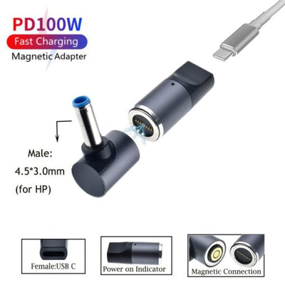 Cargador Magnético USB-C 100W para Laptops HP Pavilion, Envy y EliteBook - Image 8