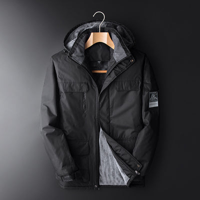 Traje de Montaña Impermeable y Cálido con Capucha Desmontable - Image 4