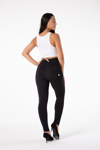 Pantalones de Baile Ajustados Cintura Media Negro - Image 7
