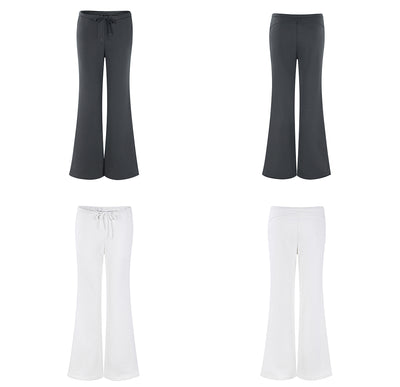 Pantalones Yoga Cintura Baja Retro para Mujer - Comodidad Casual - Image 10