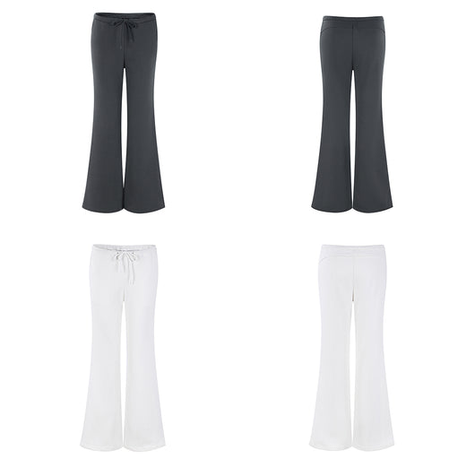 Pantalones Yoga Cintura Baja Retro para Mujer - Comodidad Casual - Image 10