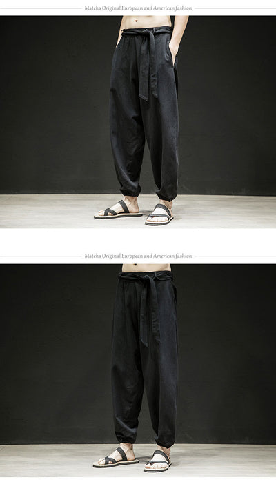 Pantalones Estilo Chino de Primavera y Verano para Hombre con Cintura Elástica - Image 8