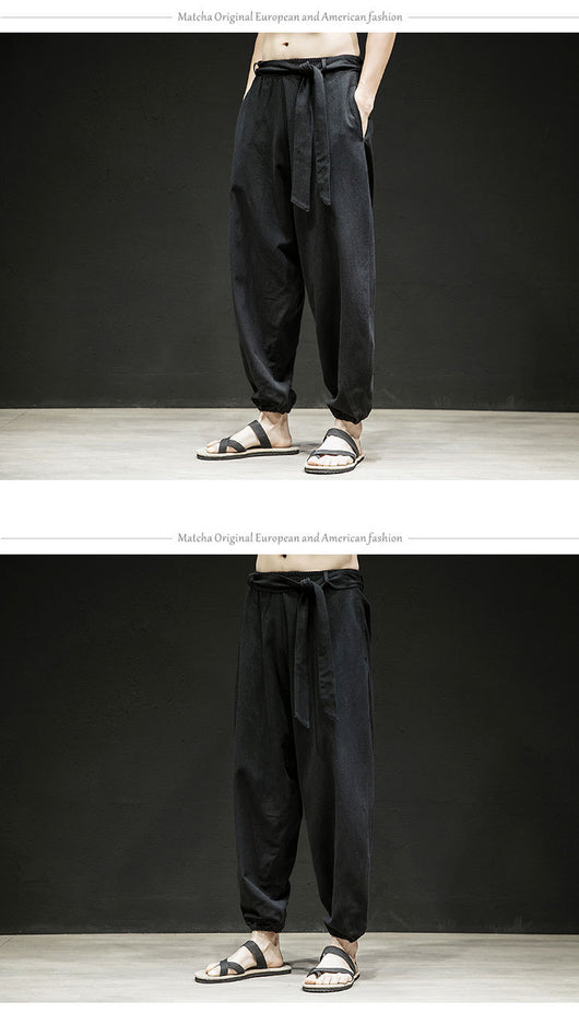 Pantalones Estilo Chino de Primavera y Verano para Hombre con Cintura Elástica - Image 8