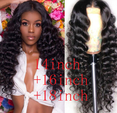 Peluca Frontal de Encaje 13x4 Cabello Natural Ondas Profundas - Image 7